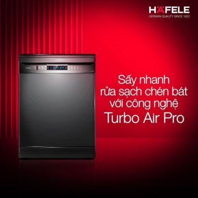 SẤY NHANH, RỬA SẠCH CHÉN BÁT VỚI CÔNG NGHỆ TURBO AIR PRO​