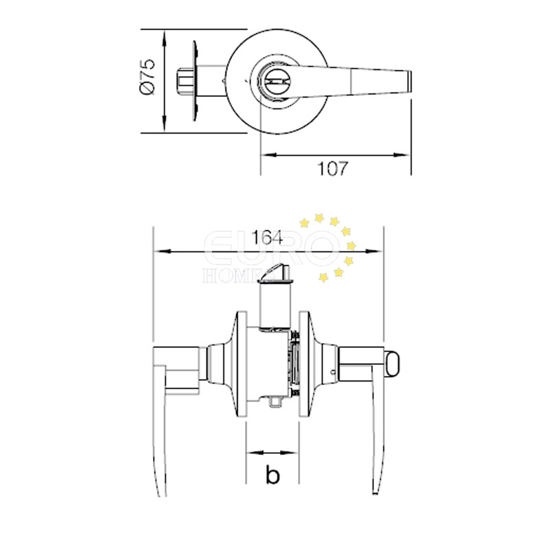 KHÓA VỆ SINH HAFELE 489.10.174 SSS