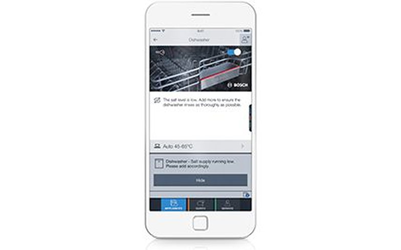 Bosch dishwasher notifies you SMV68TX06E