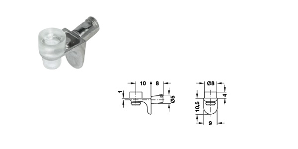 Bas đỡ kệ hafele 282.63.715